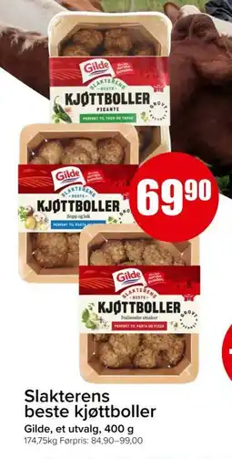 Spar GILDE Slakterens beste kjøttboller tilbud