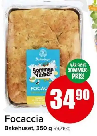 Spar BAKEHUSET Focaccia tilbud