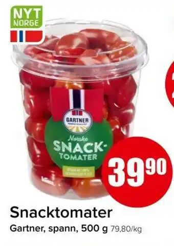 Spar GARTNER Snacktomater tilbud