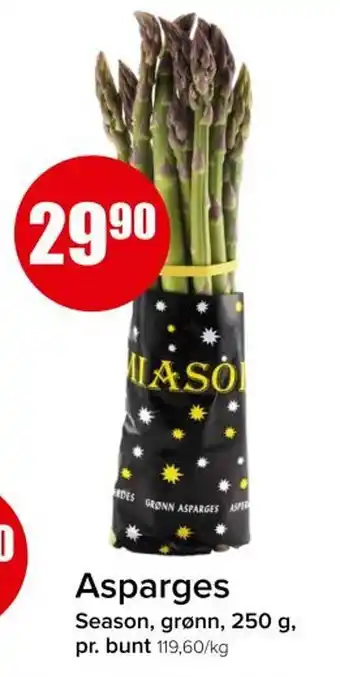Spar Asparges tilbud