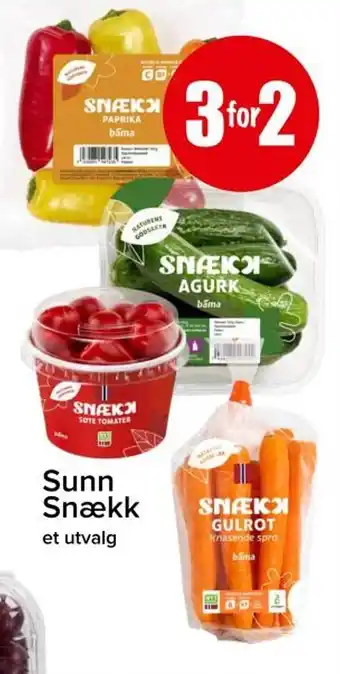 Spar Sunn Snækk tilbud
