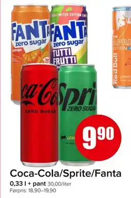 Spar Coca-Cola/Sprite/Fanta tilbud