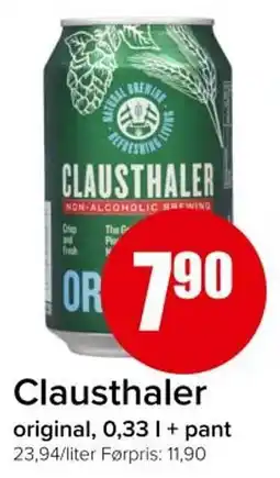 Spar Clausthaler tilbud
