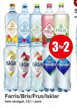 Spar Farris/Bris/Frus/Isklar tilbud