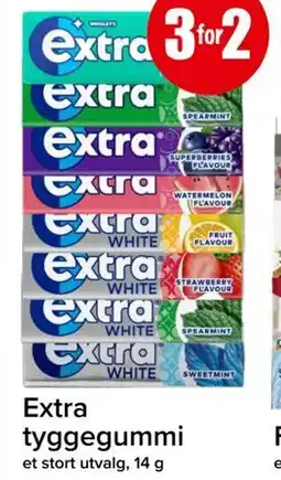 Spar EXTRA tyggegummi tilbud