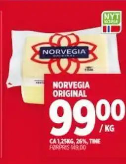 Meny NORVEGIA original tilbud