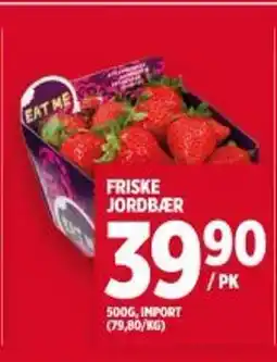 Meny Friske jordbær tilbud