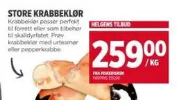 Meny Store krabbeklør tilbud