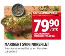 Meny Marinert svin indrefilet tilbud