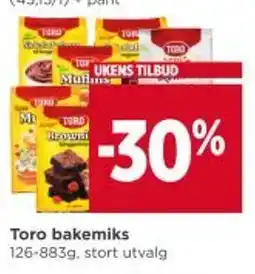 Meny TORO bakemiks tilbud
