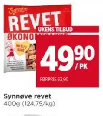 Meny Synnøve revet tilbud