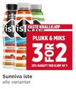 Meny Sunniva iste tilbud