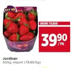 Meny Jordbær tilbud
