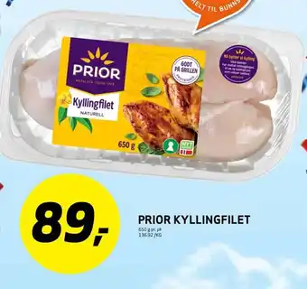 Bunnpris PRIOR Kyllingfilet tilbud