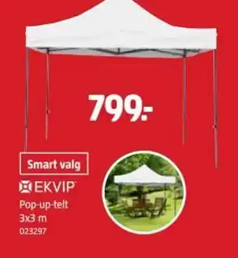 Jula EKVIP Pop-up-telt tilbud