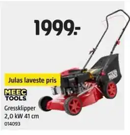 Jula MEEC TOOLS Gressklipper 2,0 kw 41 cm tilbud