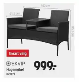Jula EKVIP Hagemøbel tilbud