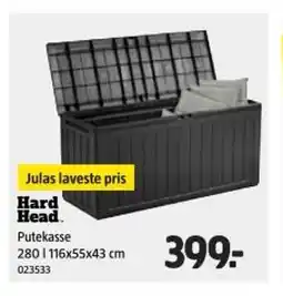 Jula HARD HEAD Putekasse tilbud