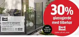 Jula HARD HEAD Glassplate for glassgjerde tilbud