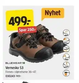 Jula BLUEWEAR Vernesko 53 tilbud