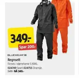 Jula BLUEWEAR Regnsett tilbud