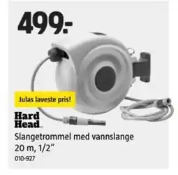 Jula HARD HEAD Slangetrommel med vannslange tilbud