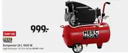 Jula MEEC TOOLS Kompressor 24 1, 1000 w tilbud