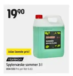 Jula HAMRON Spylervæske sommer 3 l tilbud