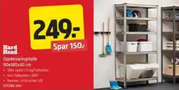 Jula HARD HEAD Oppbevaringshylle 90x180x40 cm tilbud