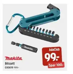 Jula MAKITA Bitssett tilbud