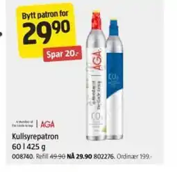 Jula Kullsyrepatron tilbud