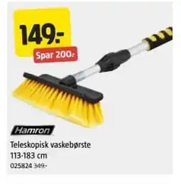 Jula HAMRON Teleskopisk vaskebørste tilbud