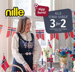 Nille Alle 17.mai-varer tilbud