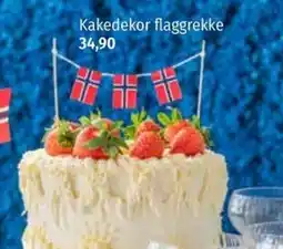 Nille Kakedekor flaggrekke tilbud