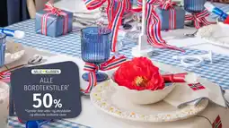 Nille Alle bordtekstiler tilbud
