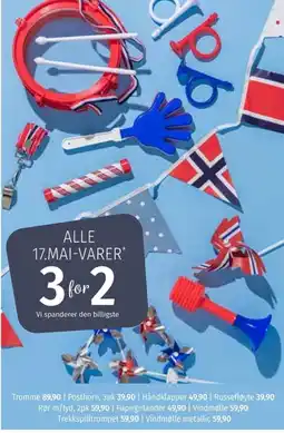 Nille Alle 17.mai-varer tilbud