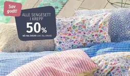 Nille Alle sengesett i krepp tilbud