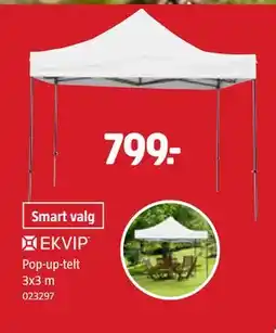 Jula Pop-up-telt 3x3 m tilbud