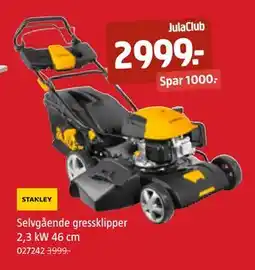 Jula Selvgående gressklipper 2,3 kW 46 cm tilbud