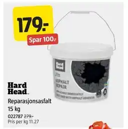 Jula Reparasjonsasfalt 15 kg tilbud