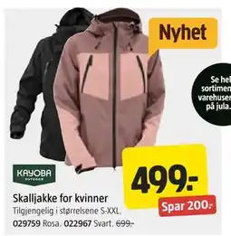 Jula Skalljakke for kvinner tilbud