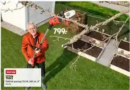 Jula Elektrisk grensag 750 W, 240 cm, 8” tilbud