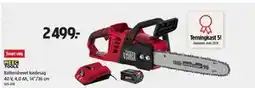 Jula Batteridrevet kjedesag 40 V, 4,0 Ah, 14”/36 cm tilbud