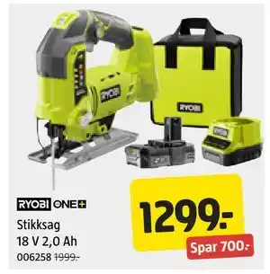 Jula Stikksag 18 V 2,0 Ah tilbud