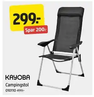 Jula Campingstol tilbud