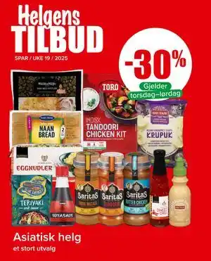Spar Asiatisk helg tilbud