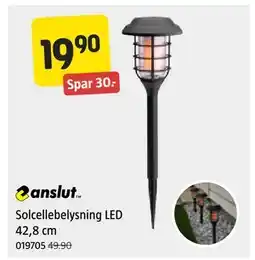Jula Solcellebelysning LED 42,8 cm tilbud