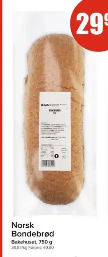 Spar Norsk Bondebrød tilbud