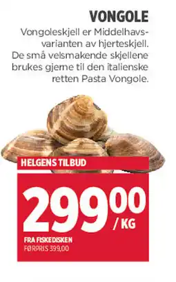Jacobs Vongole tilbud
