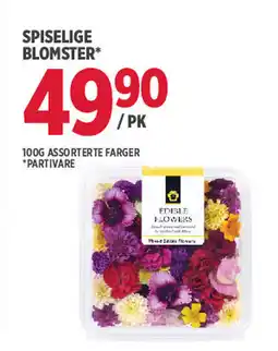 Jacobs Spiselige blomster tilbud